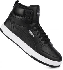 Męskie buty sportowe wysokie PUMA CAVEN 2.0 MID. Czarne buty sportowe na co dzień męskie Puma, na zimę, z materiału, bez zapięcia, trekkingowe. Za 219.00 zł.