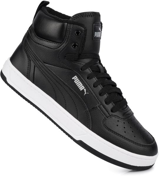 Męskie buty sportowe wysokie PUMA CAVEN 2.0 MID. Czarne buty sportowe na co dzień męskie Puma, na zimę, z materiału, bez zapięcia, trekkingowe. Za 219.00 zł.