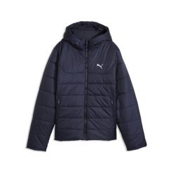 Młodzieżowa kurtka ocieplana Essentials z kapturem PUMA. Niebieskia kurtki damskie Puma, na jesień, m, bez wzorów, z materiału, z kapturem. Za 299.00 zł.