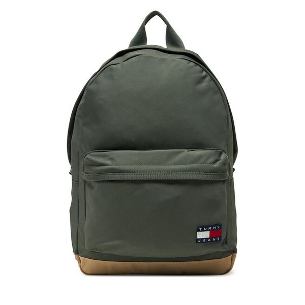Plecak Tommy Jeans. Brązowe plecaki męskie Tommy Jeans, bez wzorów, z jeansu. Za 179.99 zł.