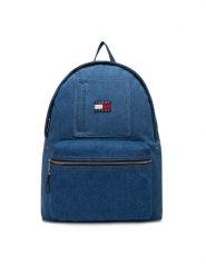 Tommy Jeans Plecak Tjm Utility Denim Backpack AM0AM14052 Niebieski. Niebieskie plecaki męskie Tommy Jeans, bez wzorów, z denimu. Za 489.99 zł.