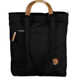 Plecak miejski Fjallraven Totepack No. 1 - black. Czarne plecaki męskie Fjällräven, bez wzorów, z materiału. Za 705.65 zł.
