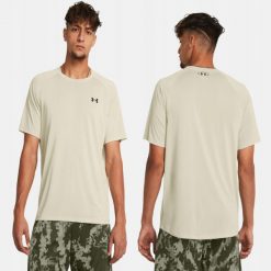 T-Shirt Koszulka Męska Under Armour Treningowa Szybkoschnąca. T-shirty sportowe męskie Under Armour, m, bez ramiączek, do biegania. Za 139.99 zł.
