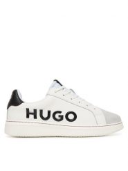 HUGO Sneakersy G01154 S Biały. Białe trampki i tenisówki chłopięce Hugo, bez wzorów, ze skóry, bez zapięcia. Za 649.99 zł.