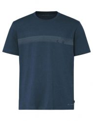 Koszulka rowerowa M Cyclist T-Shirt V. Niebieskie t-shirty sportowe męskie Vaude, l, z bawełny, bez ramiączek, na fitness i siłownię. Za 189.00 zł.
