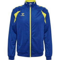 Kurtka z dresu Hummel Core 2.0. Niebieskie kurtki damskie HUMMEL, bez wzorów, z dresówki, sportowe, bez kaptura. Za 223.50 zł.