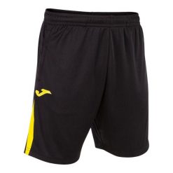 Szorty Joma Championship VII. Czarne szorty męskie Joma, z materiału, bez kołnierzyka. Za 116.10 zł.