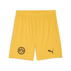 Męskie szorty Borussia Dortmund 25/26 PUMA. Żółte szorty męskie Puma, z materiału, bez kołnierzyka. Za 199.00 zł.