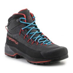 Buty La Sportiva TX4 Evo Mid Gtx Carbon 37F900322 czarne. Czarne buty trekkingowe męskie z gore-texu, bez zapięcia, trekkingowe, gore-tex. Za 1,384.39 zł.