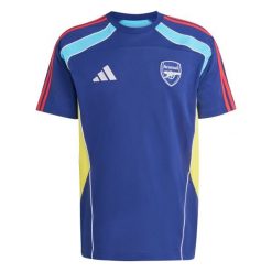 Koszulka Arsenal UBP 2025/26. Niebieskie t-shirty sportowe męskie Adidas, bez ramiączek, do piłki nożnej. Za 221.00 zł.