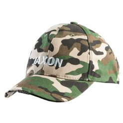 Czapka z latarką w daszku UJ-CZX01F. Brązowe czapki męskie Jaxon, bez wzorów, sportowe. Za 42.99 zł.
