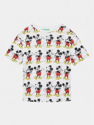 United Colors Of Benetton T-Shirt 3NNUC10G4 Biały Regular Fit. Białe t-shirty chłopięce United Colors Of Benetton, bez wzorów, z bawełny, bez ramiączek. Za 109.99 zł.