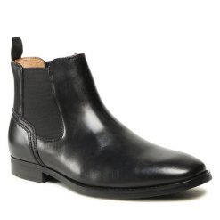 Sztyblety GINO ROSSI. Czarne sztyblety męskie Gino Rossi, bez zapięcia. Za 379.99 zł.