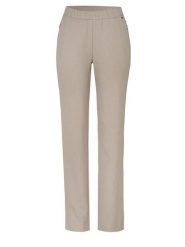 Relaxed by TONI Spodnie "Scarlet" w kolorze kremowym rozmiar: 38. Brązowe spodnie materiałowe damskie Relaxed by TONI, bez wzorów, z materiału, z podwyższonym stanem. Za 170.07 zł.