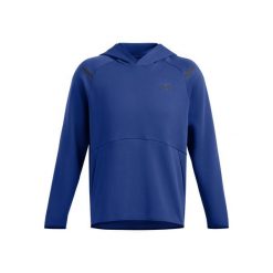 Bluza Under Armour Ua Unstoppable Flc Hd Eu Dorosłych. Niebieskie bluzy sportowe męskie Under Armour, bez wzorów, z materiału, sportowe, bez kołnierzyka, bez ramiączek. Za 389.55 zł.