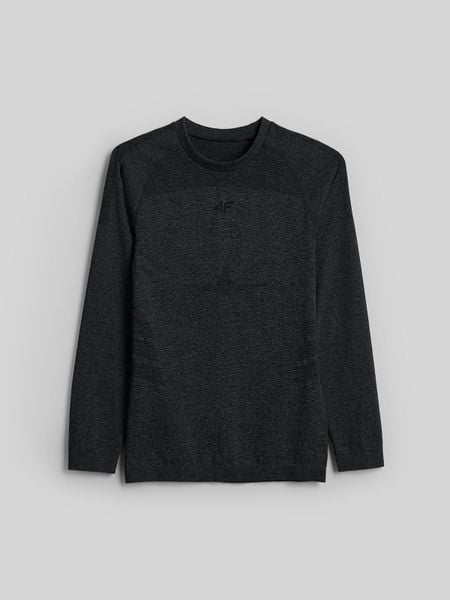 4F Bielizna termoaktywna bezszwowa (góra) męska - szara L/XL. Szara bielizna termoaktywna męska 4f, l, bez wzorów, z materiału. Za 149.99 zł.