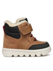 Geox Kozaki B Willaboom Boy B Ab B365BC 0ME22 C6777 M Brązowy. Brązowe buty zimowe chłopięce Geox, ze skóry, bez zapięcia. Za 299.99 zł.