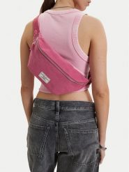 Guess Jeans Torebka CWBEO-GUESS-B-017-09 Różowy. Czerwone torebki klasyczne damskie Guess Jeans, z aplikacjami, z jeansu, bez dodatków. Za 99.99 zł.