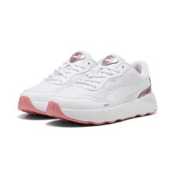 Kobiety/Panie Runtamed GirlPower Skórzane Buty Sportowe Na Platformie. Białe buty sportowe na co dzień damskie Puma, bez wzorów, z gumy, do biegania. Za 249.00 zł.