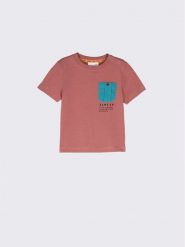 Coccodrillo T-Shirt WC2143203HUG Bordowy Regular Fit. Czerwone t-shirty chłopięce COCCODRILLO, bez wzorów, z bawełny, bez ramiączek. Za 39.99 zł.
