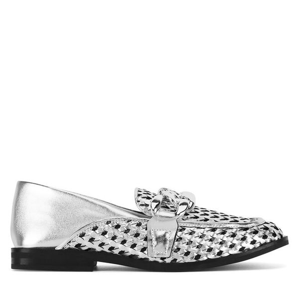 Mokasyny Badura. Szare mokasyny damskie Badura. Za 299.99 zł.