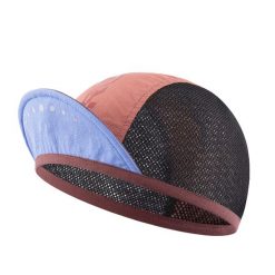 Czapka kolarska Rockbros rowerowa z daszkiem pod kask. Czerwone czapki męskie ROCKBROS, bez wzorów. Za 39.99 zł.