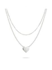 Liebeskind Posrebrzany naszyjnik - dł. 46 cm rozmiar: onesize. Szare naszyjniki damskie Liebeskind, posrebrzane. Za 165.99 zł.