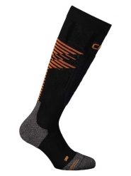 CMP Skarpety narciarskie "Lenpur" w kolorze czarno-szarym rozmiar: 46/48. Czarne skarpetki męskie CMP, bez wzorów, z wełny. Za 56.66 zł.