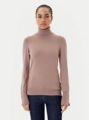 Guess Golf W2BR53 Z2V62 Brązowy Regular Fit. Brązowe golfy damskie Guess, s, z aplikacjami, z wiskozy, bez ramiączek. Za 209.99 zł.