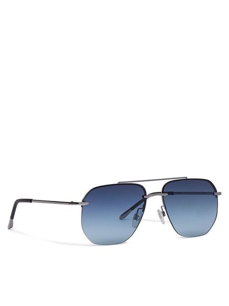 Trussardi Okulary przeciwsłoneczne TSM3024 Srebrny. Szare okulary przeciwsłoneczne męskie TRUSSARDI, z syntetyku. Za 489.99 zł.