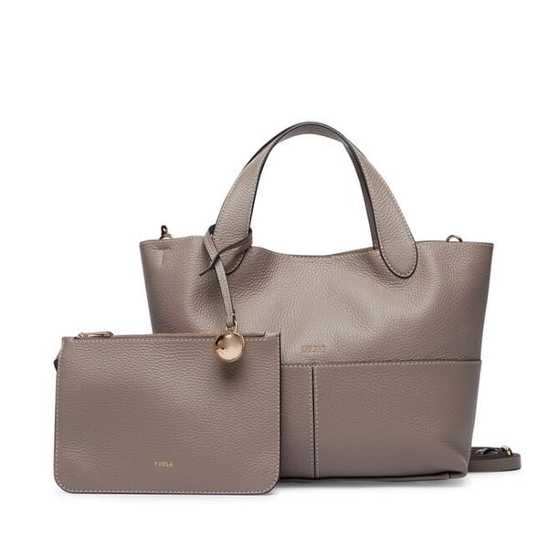 Torebka Furla. Szare torebki klasyczne damskie Furla, bez wzorów, bez dodatków. Za 1,659.00 zł.