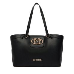 Torebka LOVE MOSCHINO. Czarne torebki klasyczne damskie Love Moschino, bez wzorów, bez dodatków. Za 1,009.00 zł.