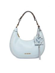 LOVE MOSCHINO Torebka JC4095PP1OLI0701 Błękitny. Niebieskie torebki klasyczne damskie Love Moschino, bez wzorów, ze skóry, bez dodatków. Za 949.99 zł.