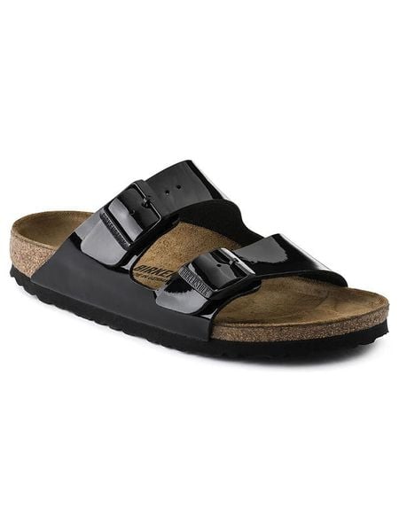 Birkenstock Klapki "Arizona" w kolorze czarnym rozmiar: 41. Czarne klapki damskie Birkenstock, bez wzorów, bez obcasa. Za 354.94 zł.