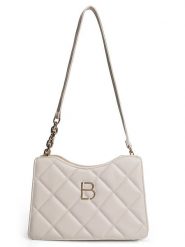 Lucky Bees Torebka w kolorze białym - 35 x 25 x 10 cm rozmiar: onesize. Białe torebki klasyczne damskie Lucky Bees, bez wzorów, z materiału, bez dodatków. Za 105.38 zł.