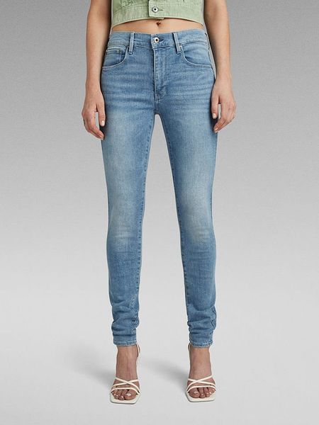 G-Star Dżinsy - Skinny fit - w kolorze błękitnym rozmiar: W26/L30. Niebieskie jeansy damskie G-Star. Za 196.70 zł.