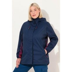 Damskie Kurtka funkcjonalna 2 w 1 wodoodporna odpinane rękawy. Niebieskie kurtki damskie Ulla Popken, plus size, bez wzorów, z materiału, bez kaptura. W wyprzedaży za 521.99 zł.