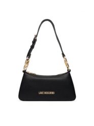 LOVE MOSCHINO Torebka JC4007PP1OLB0000 Czarny. Czarne torebki klasyczne damskie Love Moschino, bez wzorów, ze skóry, bez dodatków. Za 859.99 zł.