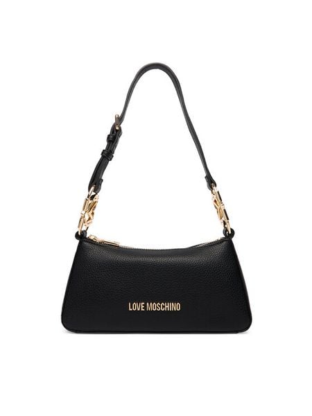 LOVE MOSCHINO Torebka JC4007PP1OLB0000 Czarny. Czarne torebki klasyczne damskie Love Moschino, bez wzorów, ze skóry, bez dodatków. Za 599.99 zł.