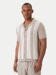 JOOP! Koszula Galvo 30101514 Beżowy Regular Fit. Brązowe koszule męskie Joop!, l, bez wzorów, z bawełny, bez kołnierzyka, bez ramiączek. Za 609.99 zł.