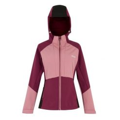 Damska Kurtka Desoto Soft Shell. Czarne kurtki damskie Regatta, m, bez wzorów, z elastanu, z kapturem. Za 168.99 zł.