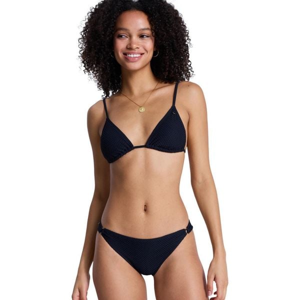 Zestaw trójkątny bikini dla Kobiety ROXY ISLAND Czarny. Szare bikini damskie Roxy, bez wzorów. Za 299.99 zł.