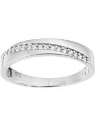 Diamant Exquis Złoty pierścionek z cyrkoniami rozmiar: 49. Szare pierścionki damskie Diamant Exquis, z cyrkonią, złote. Za 861.99 zł.