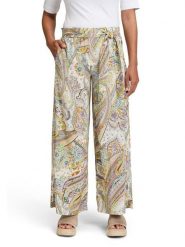 CARTOON Spodnie ze wzorem rozmiar: 44. Spodnie materiałowe damskie Cartoon, bez wzorów, z materiału, z podwyższonym stanem. Za 130.99 zł.