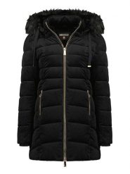 Maison Montaigne Parka "Bilomai" w kolorze czarnym rozmiar: XL. Czarne parki damskie Maison Montaigne, xl, z aplikacjami, ze skóry. Za 260.99 zł.