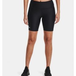 Spodenki fitness damskie Under Armour Compression Armour Bike. Czarne spodenki sportowe damskie Under Armour, bez wzorów, sportowe. Za 119.99 zł.