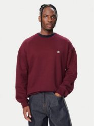 Adidas Bluza Trefoil Essentials LL1046 Bordowy Regular Fit. Czerwone bluzy bez kaptura męskie Adidas, l, z bawełny. Za 279.99 zł.