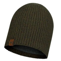 Czapka zimowa z podszewką z polaru Knitted&Fleece. Szare czapki męskie Buff, na zimę, bez wzorów, z polaru, sportowe. Za 81.99 zł.