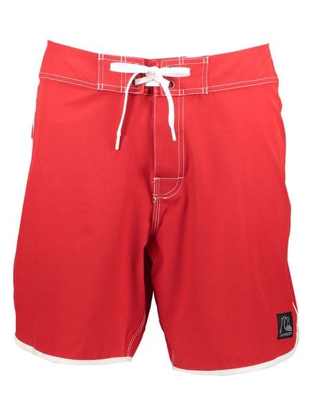 Quiksilver Szorty "Scallop" w kolorze czerwonym rozmiar: 28. Czerwone szorty męskie Quiksilver, bez wzorów. Za 125.27 zł.