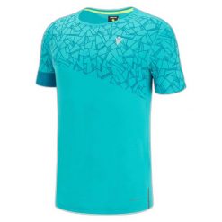 Koszulka Macron Run Prime Billy. Niebieskie t-shirty sportowe męskie Macron, bez ramiączek, do biegania. Za 252.00 zł.